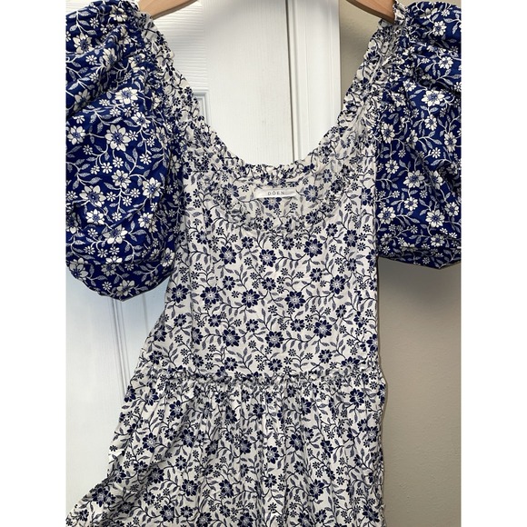 DOEN SIMONETTA DRESS SIZE MEDIUM ORGANIC COTTON Cottagecore Meadow Maxi - Picture 9 of 15